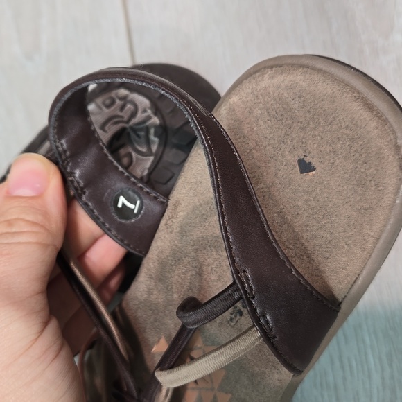 Skechers Womens Memory Foam Reggae Strappy Sandals Slide Flats shoes sz 7 - Picture 12 of 12